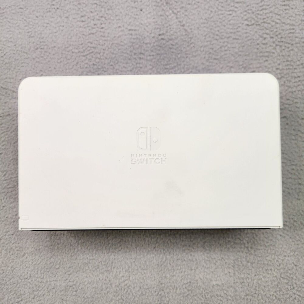 Nintendo Switch OLED White Dock Charging Station HEG-007 OEM AC HDMI LAN USB